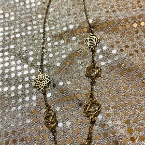Brass Chakra Necklace